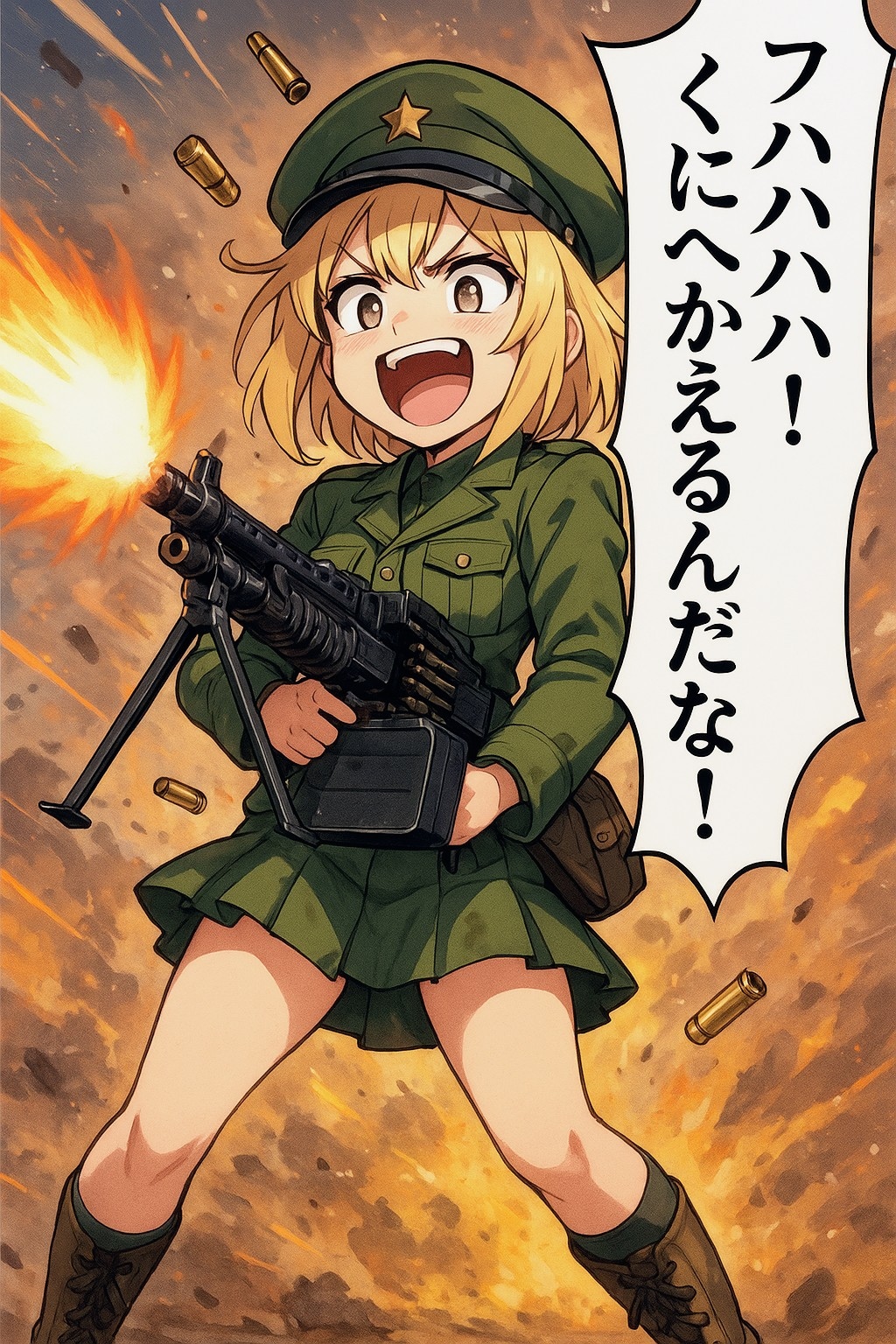 マシンガンお姉やん💥