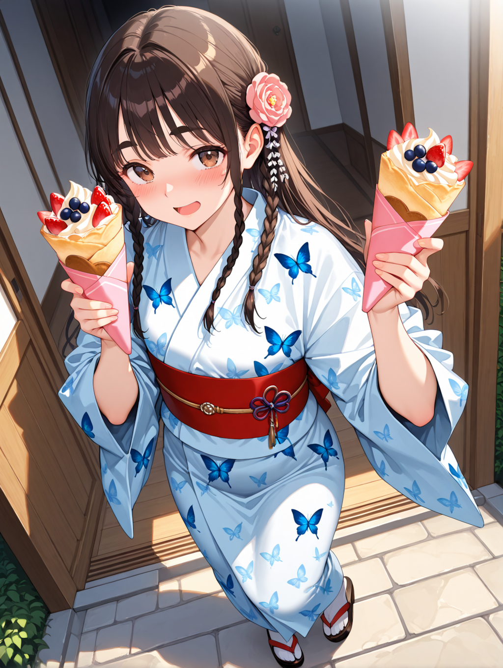 フィギュア：巫女とクレープ