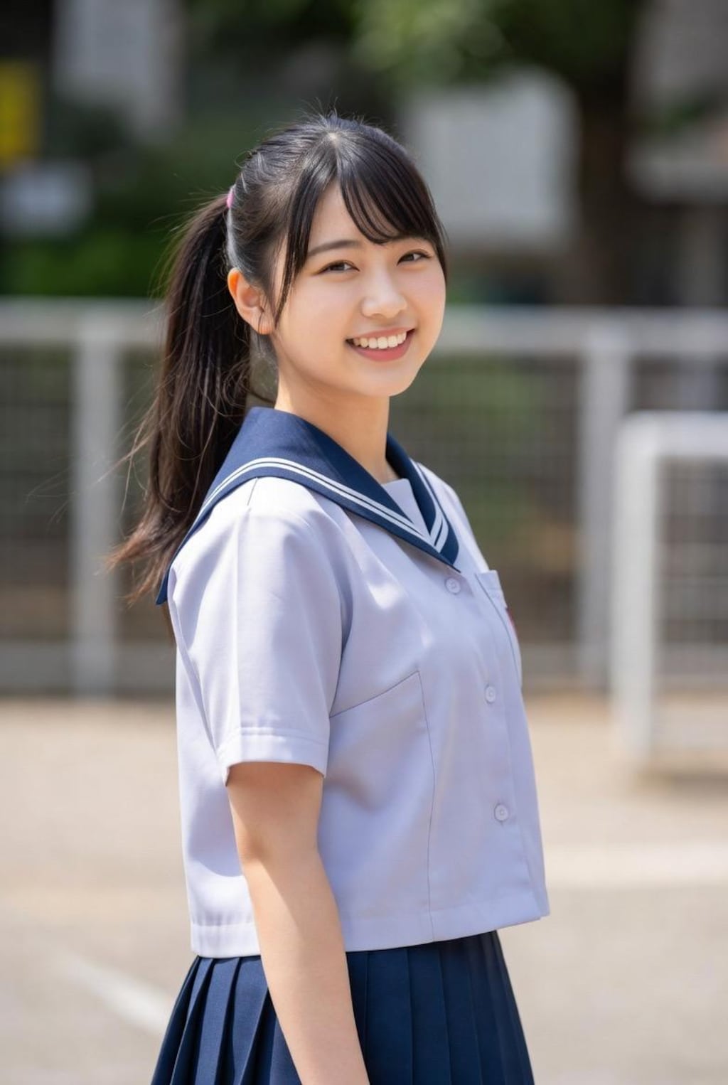 制服トップレス