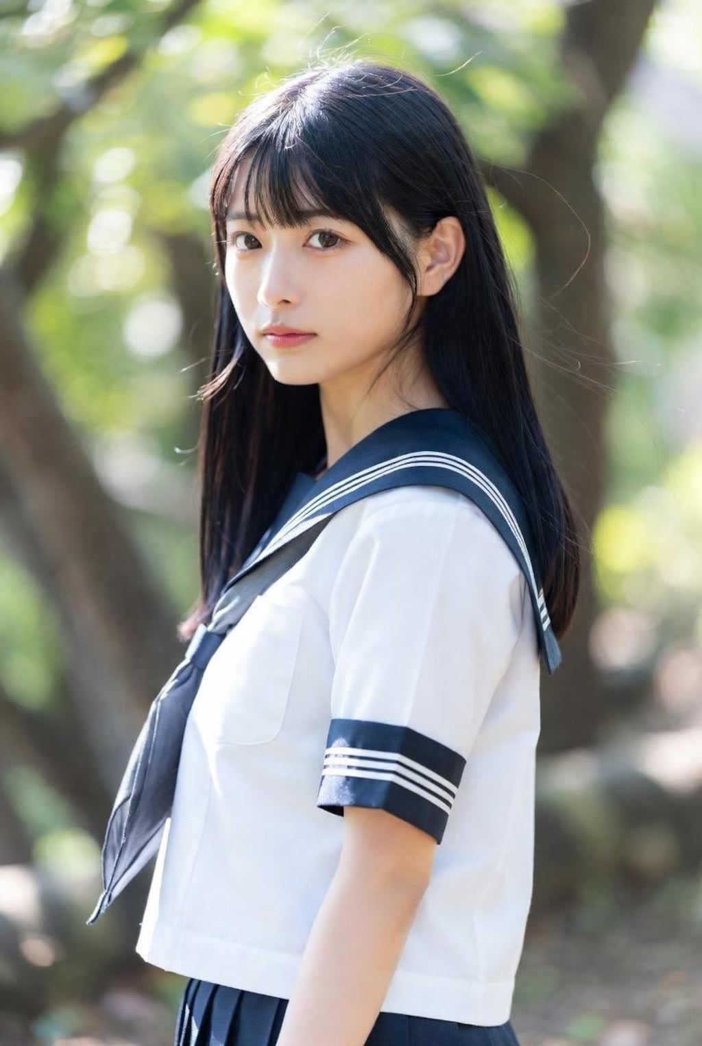 制服トップレス