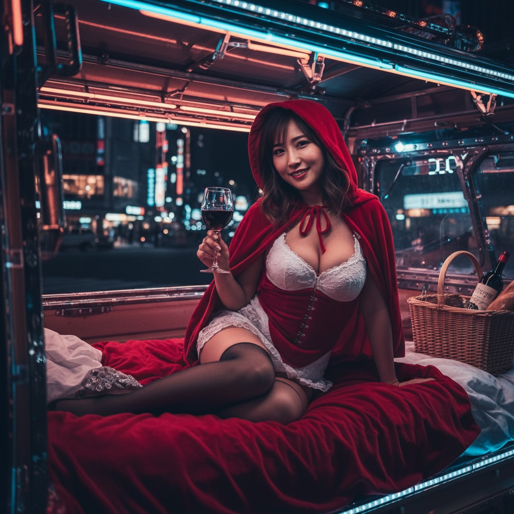 渋谷のデコトラ赤ずきんちゃん