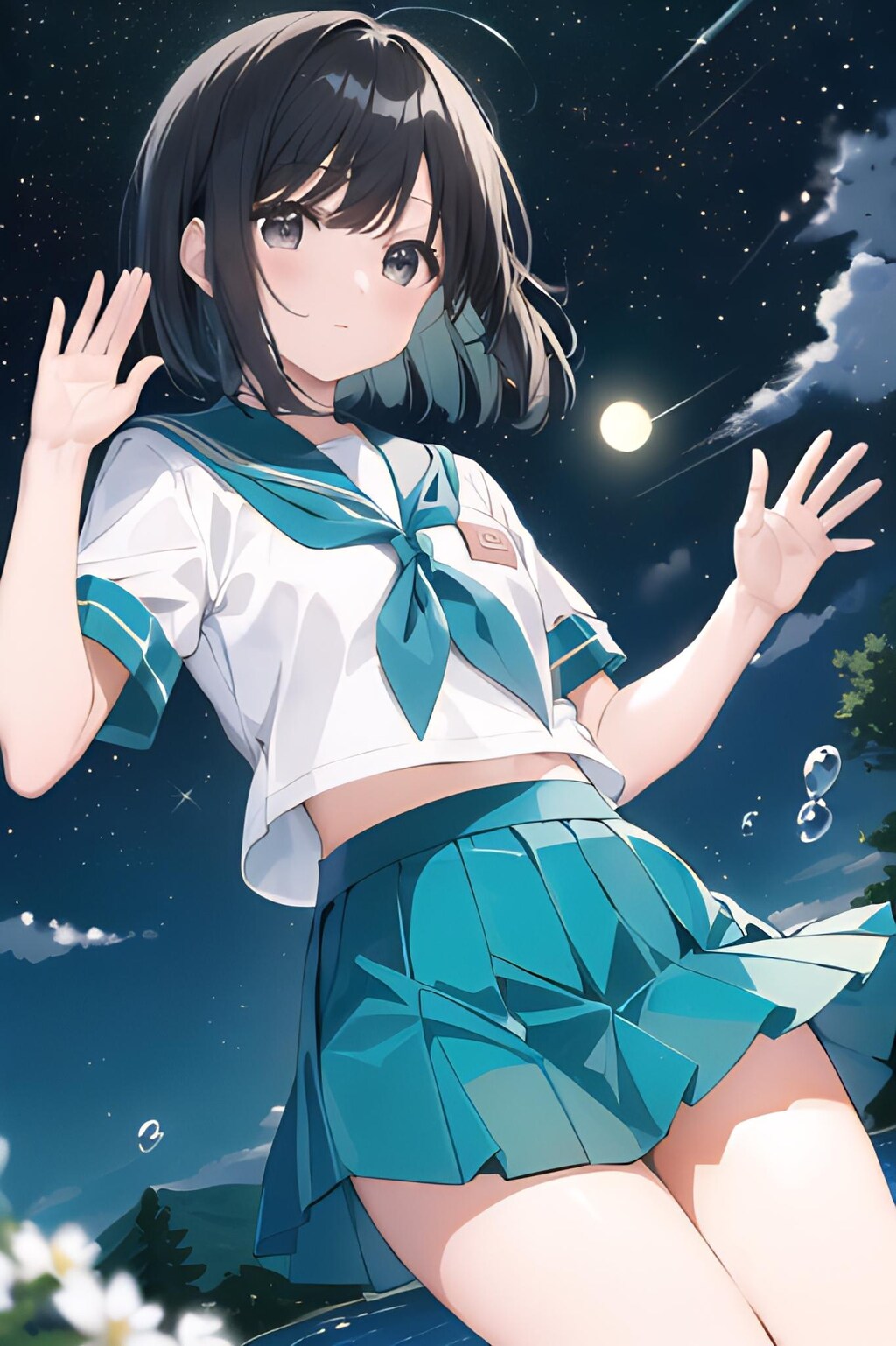 真夏のウォータープレイ
