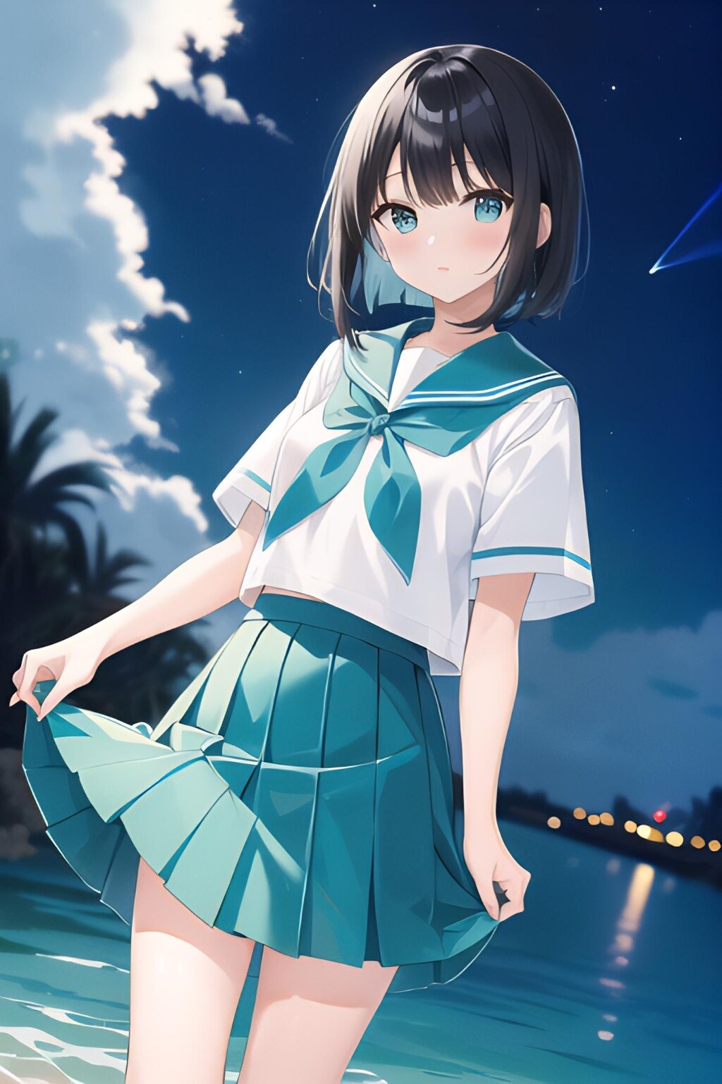 真夏のウォータープレイ