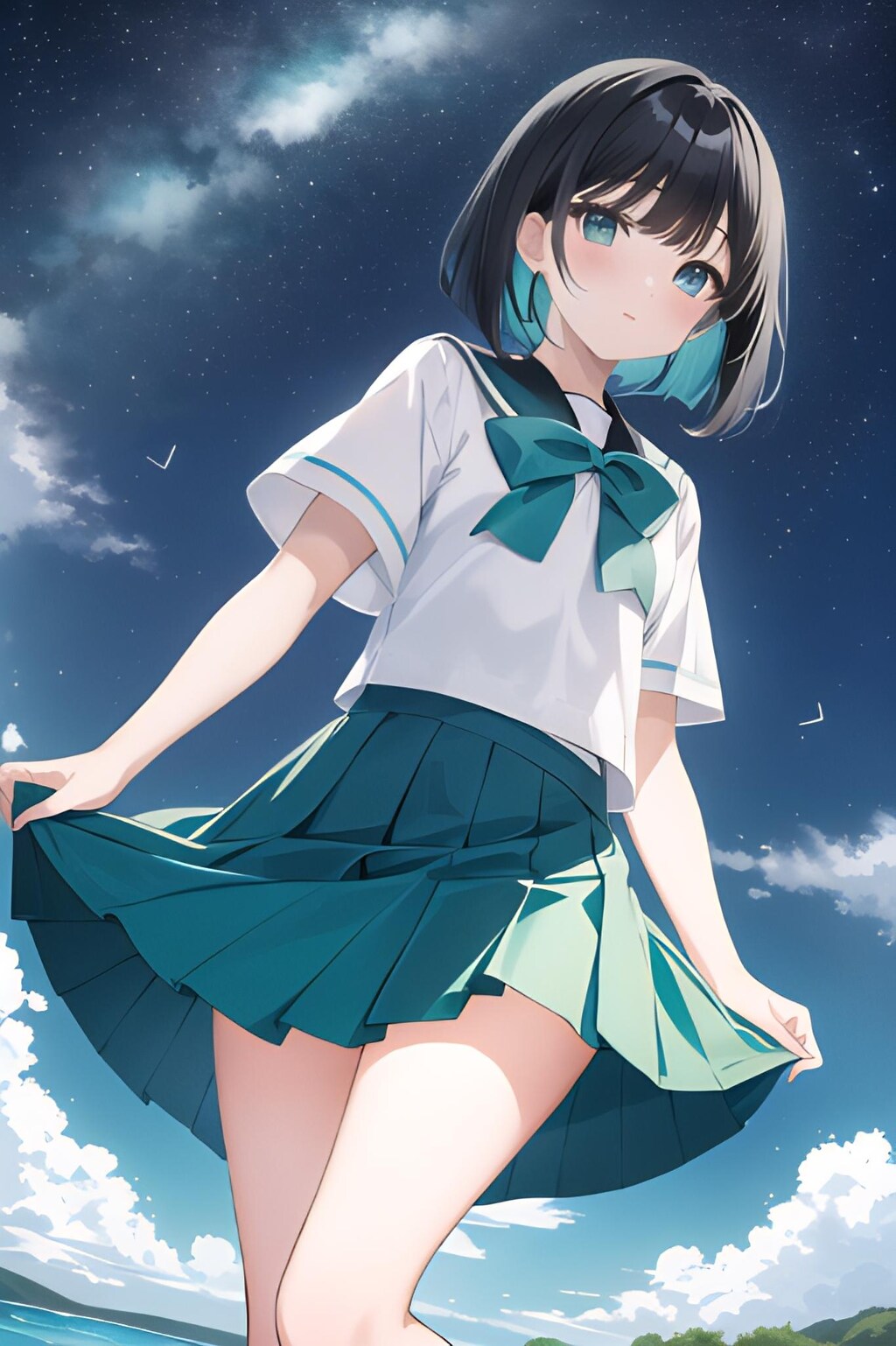 真夏のウォータープレイ