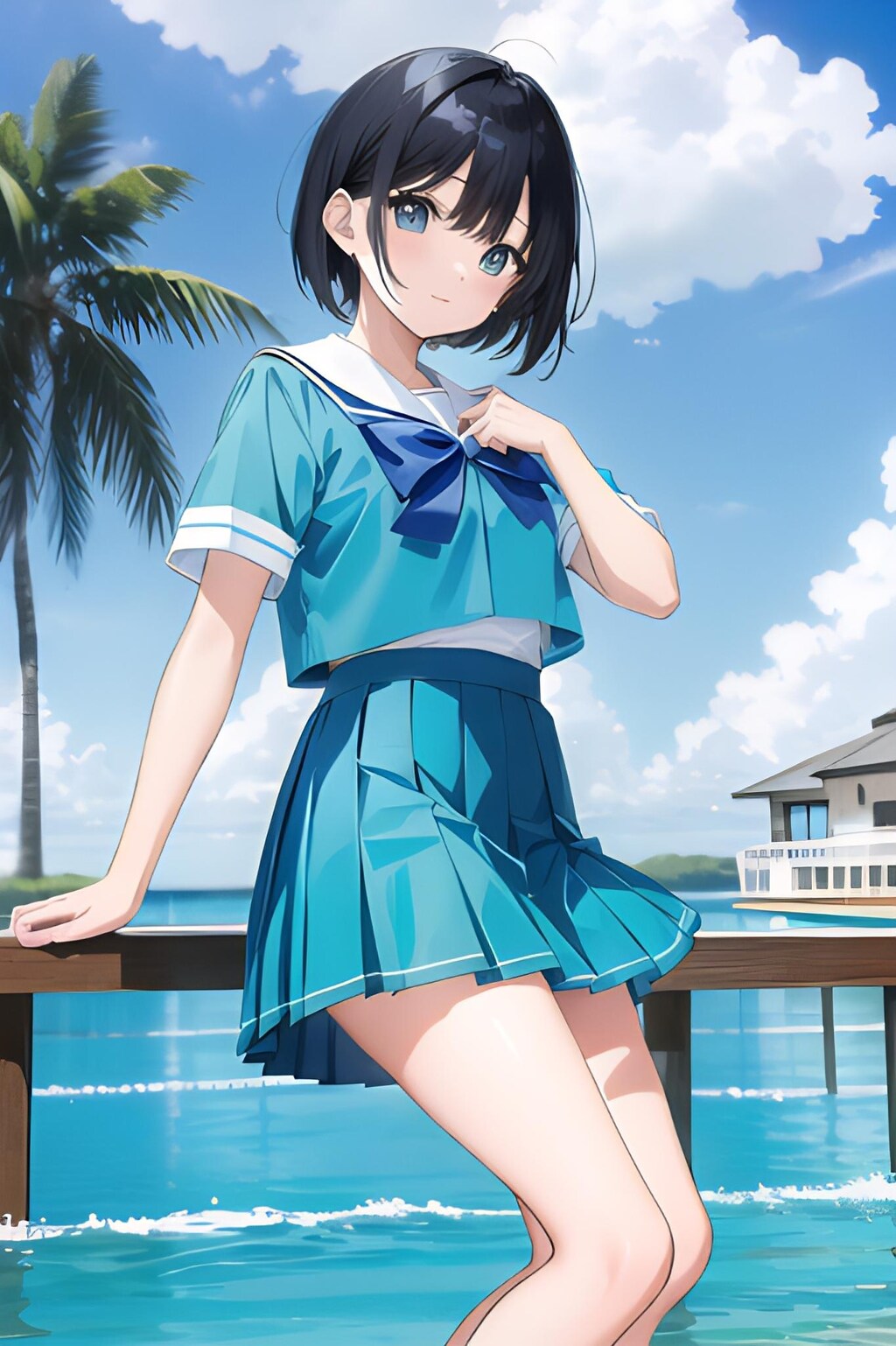 真夏のウォータープレイ