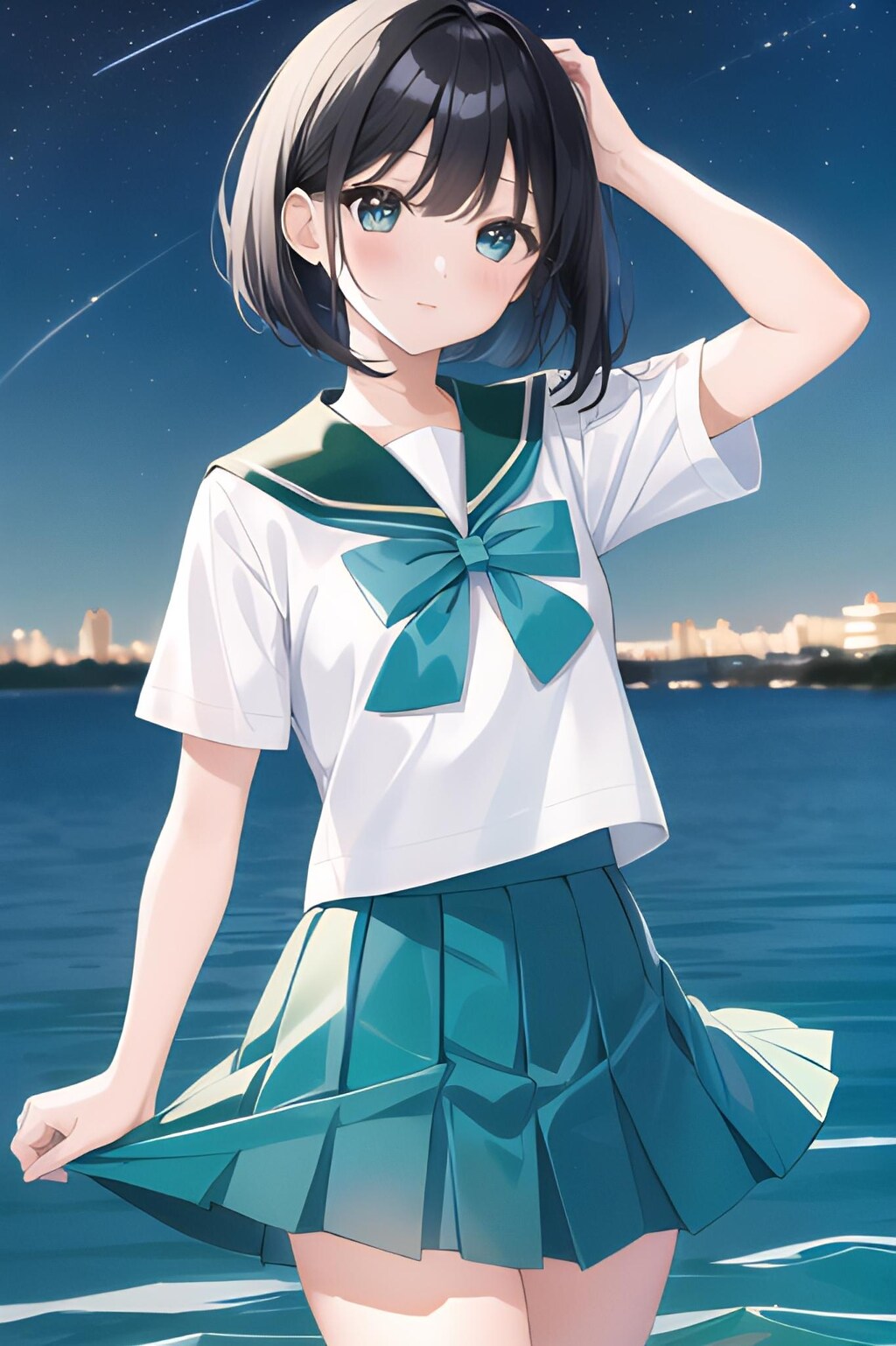真夏のウォータープレイ
