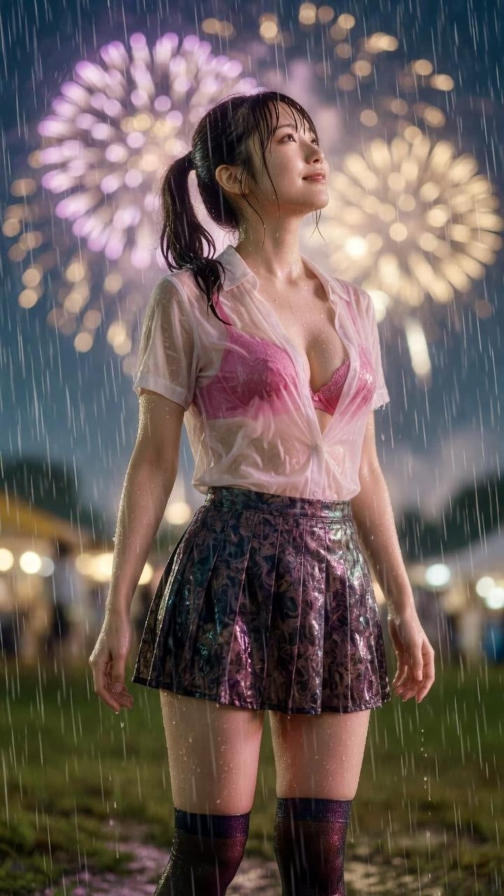花火大会の夕立2 🎦
