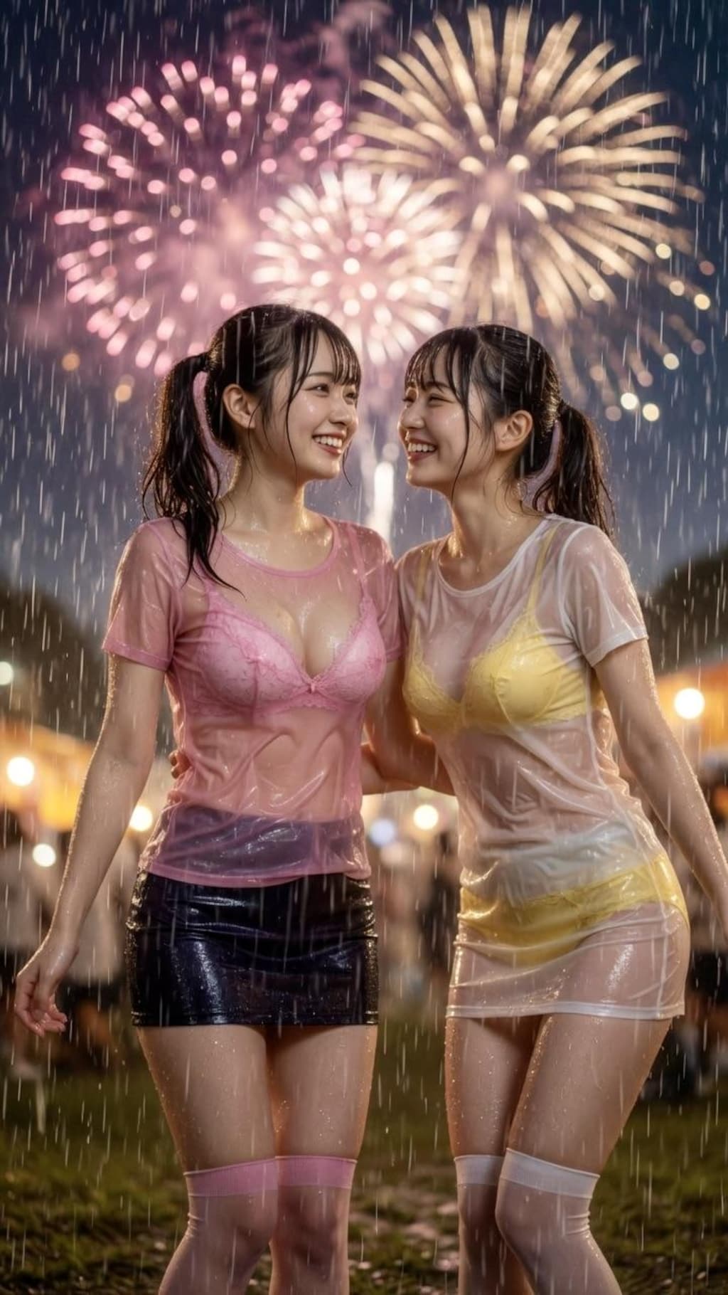 花火大会の夕立2 🎦