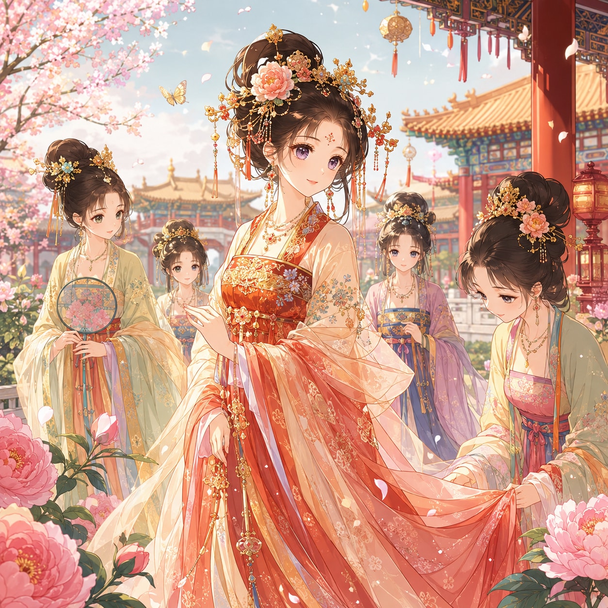 唐王朝の宮女