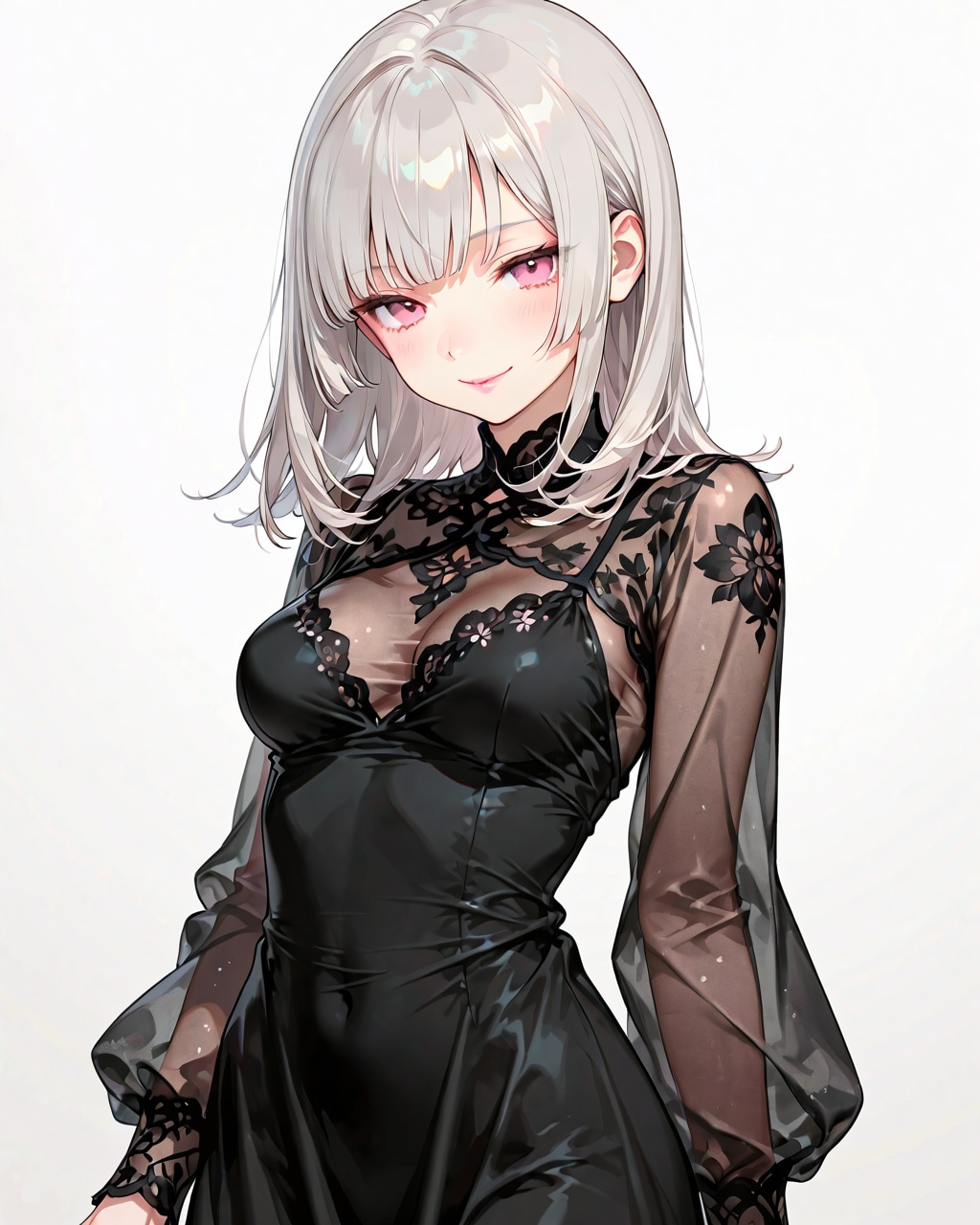 黒ドレスの女の子 | の人気AIイラスト・グラビア