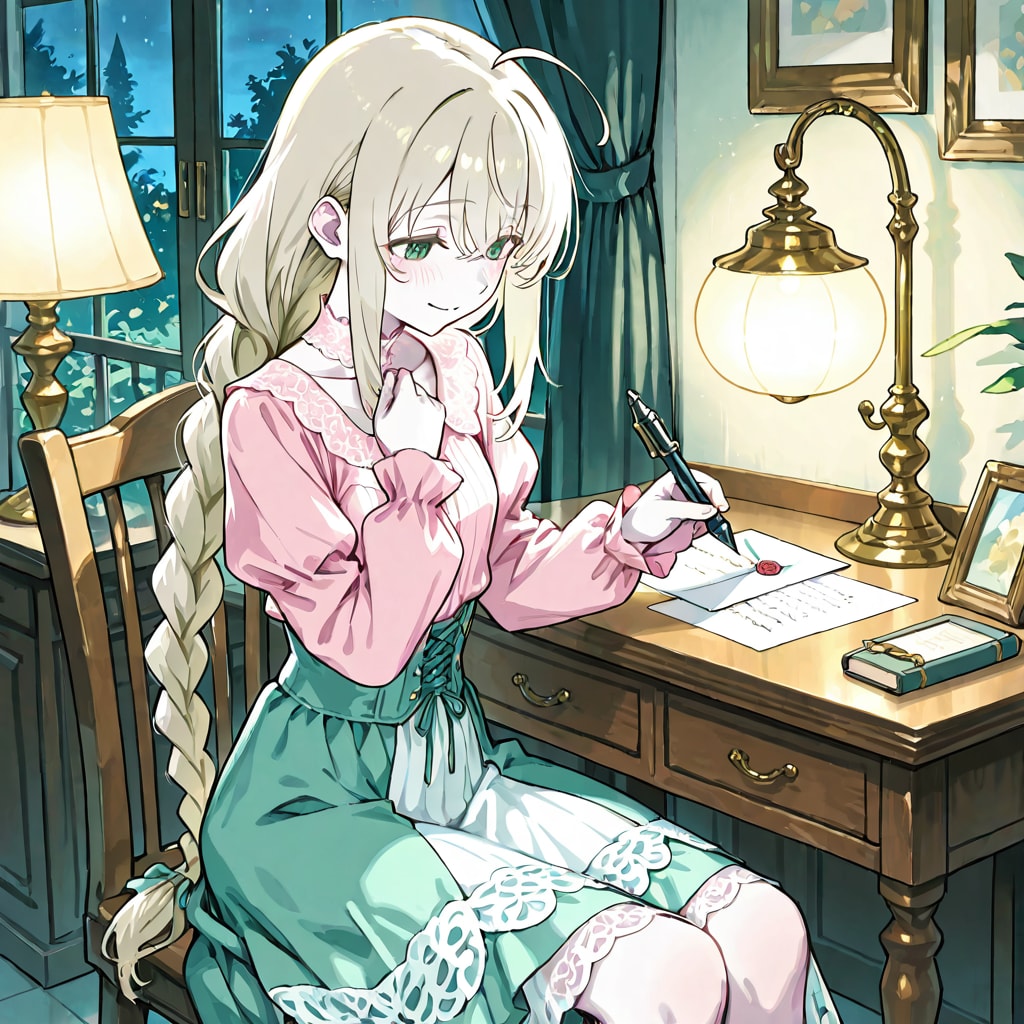 手紙を書こう | の人気AIイラスト・グラビア