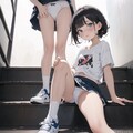 非常階段と美少女 9枚目