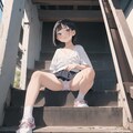 非常階段と美少女 2枚目