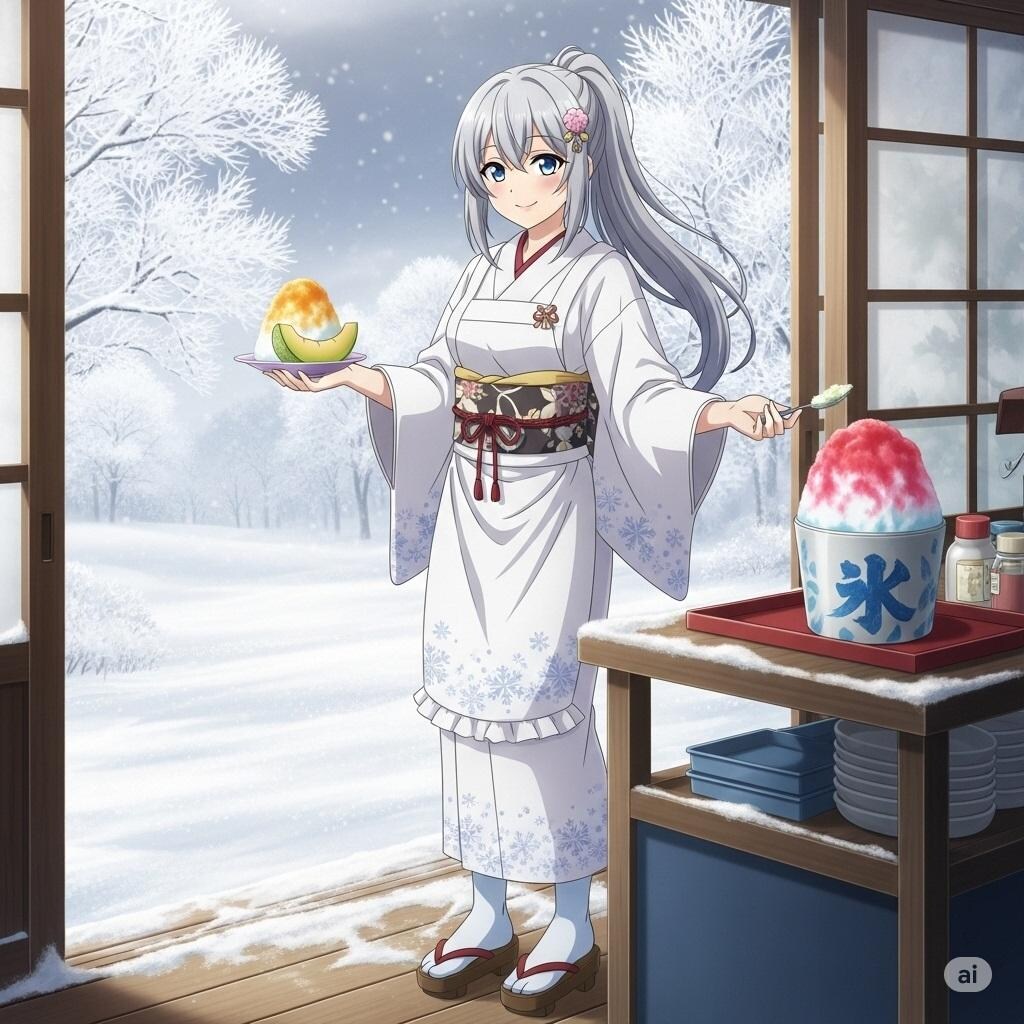 かき氷屋がアルバイトを雇ったら雪女さんだった
