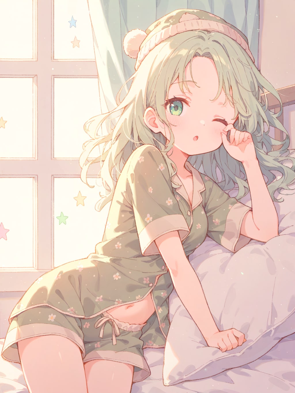 ミントカラーパジャマ