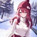 【ＬＩＬＡＣ様版】長身美脚赤髪紫目美少女（春夏秋冬） 10枚目