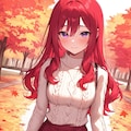【ＬＩＬＡＣ様版】長身美脚赤髪紫目美少女（春夏秋冬） 9枚目