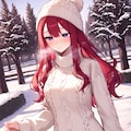 【ＬＩＬＡＣ様版】長身美脚赤髪紫目美少女（春夏秋冬） 11枚目
