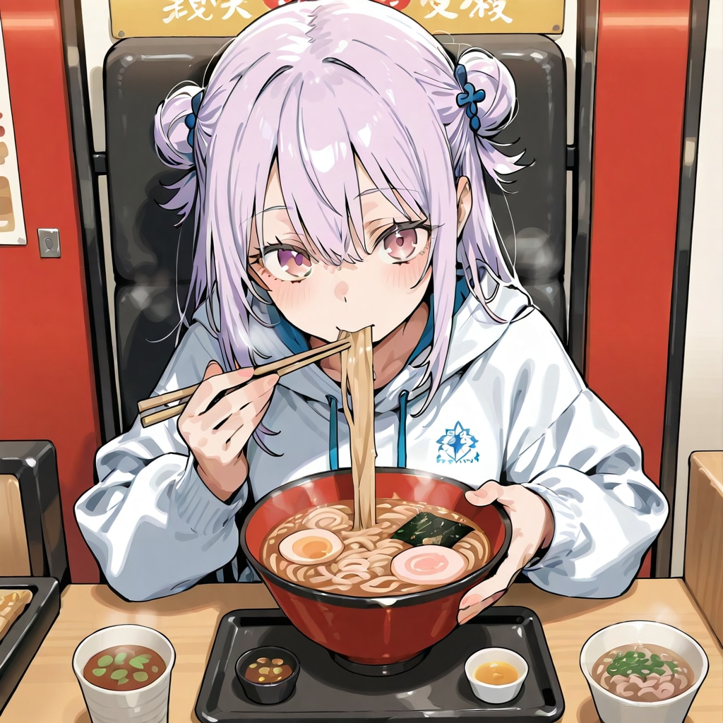 LILAC実力テスト「箸でラーメン」