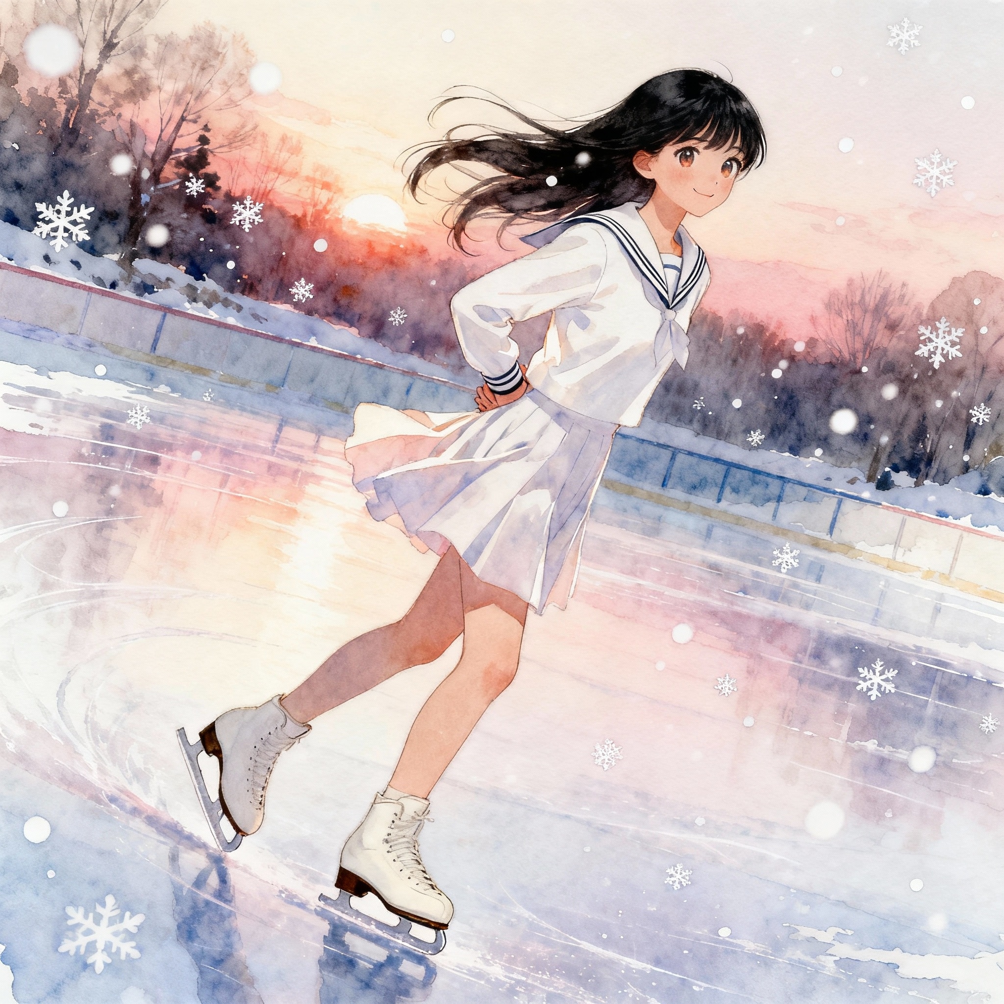 氷上の天使 | の人気AIイラスト・グラビア