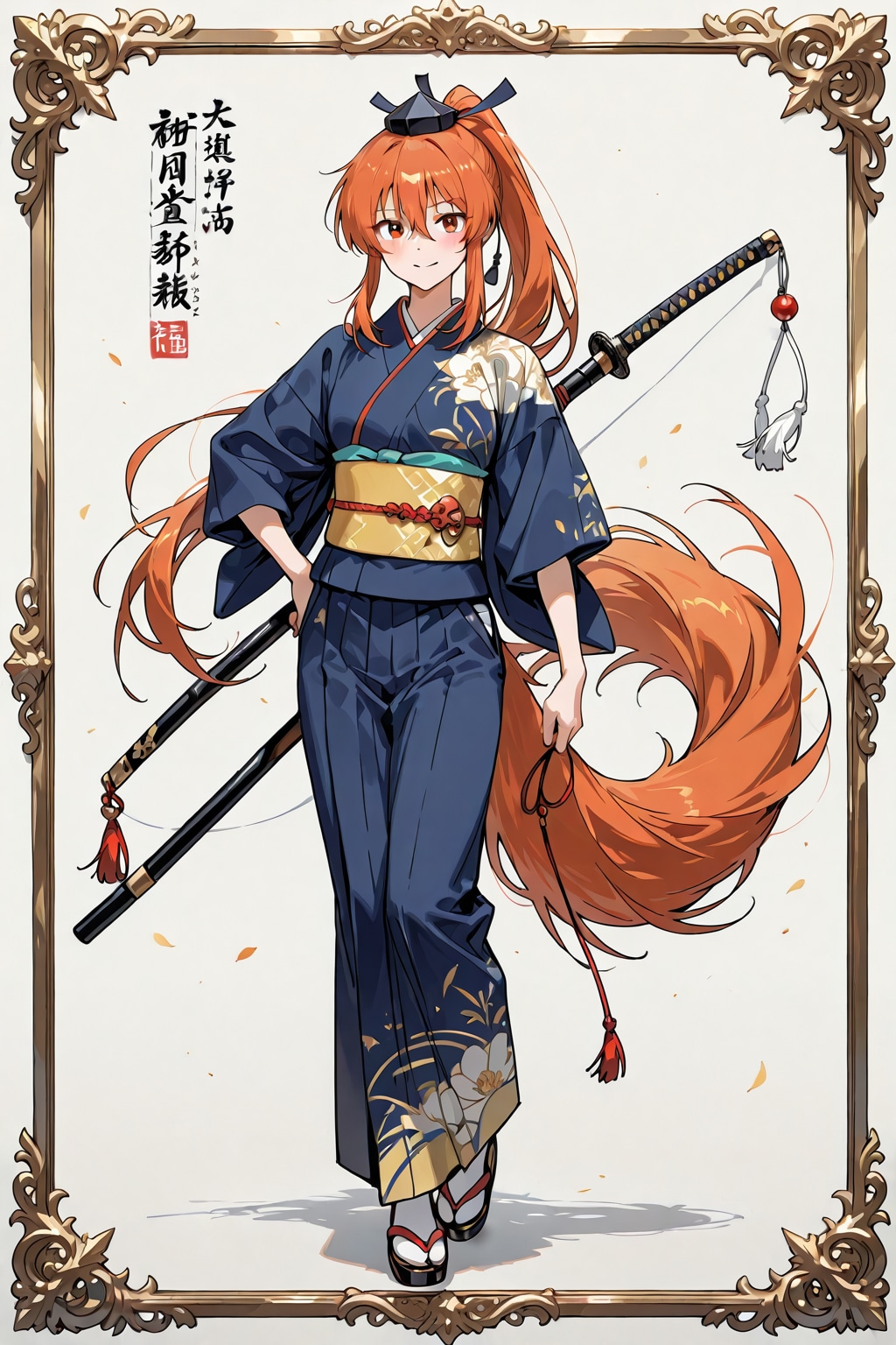 「鞍馬天狗」の全身写真