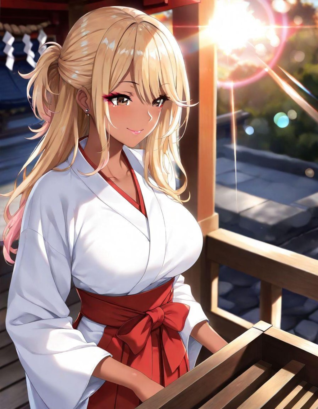 バイト巫女たちの勤務前後