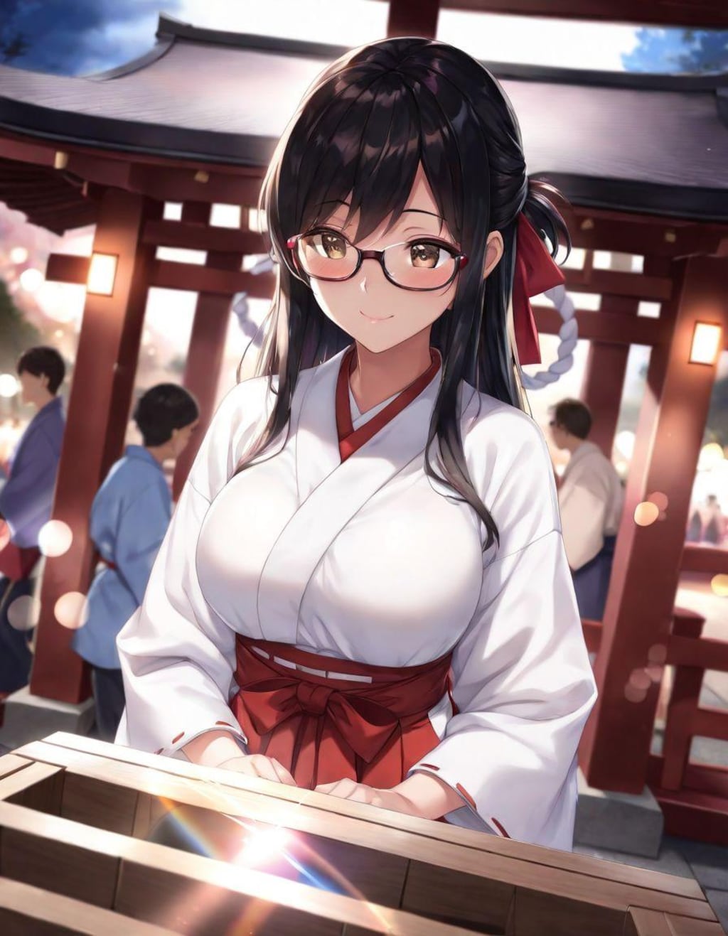 バイト巫女たちの勤務前後