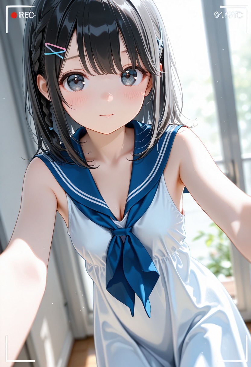 黒髪の美少女(422)
