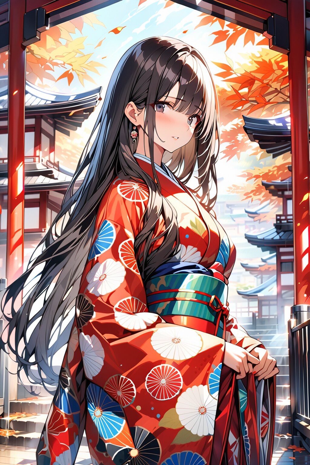 着物姿の女性 | の人気AIイラスト・グラビア