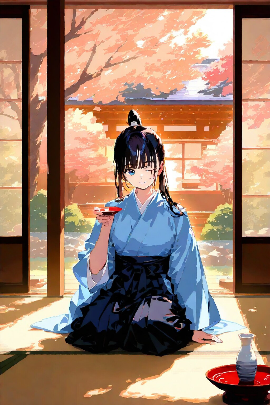 花見酒 | の人気AIイラスト・グラビア