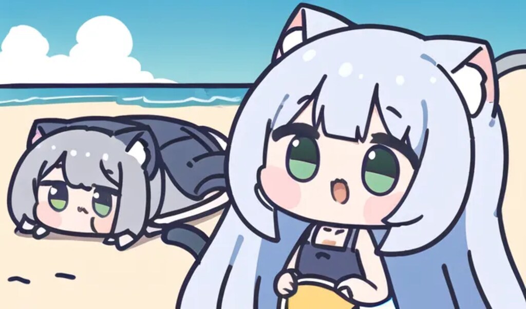 ウミガメなのー