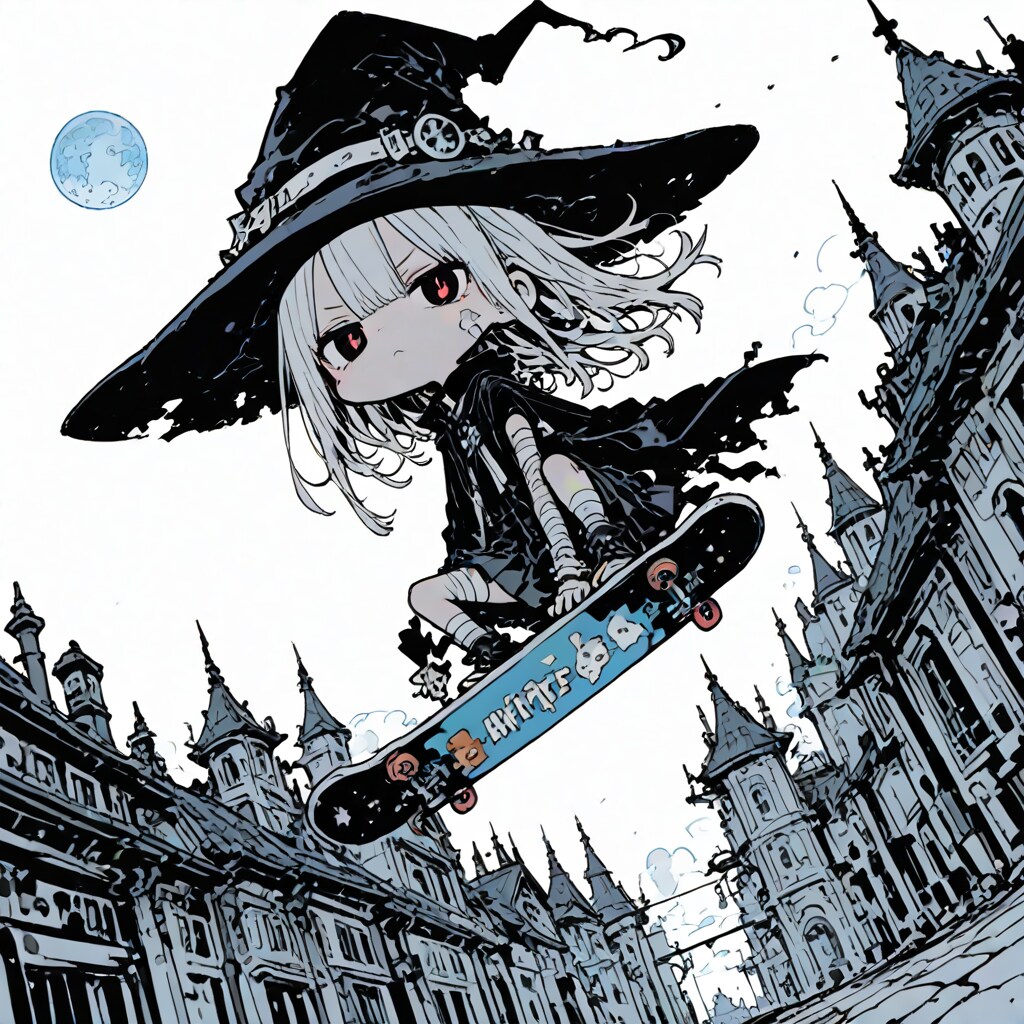 スケボー魔女