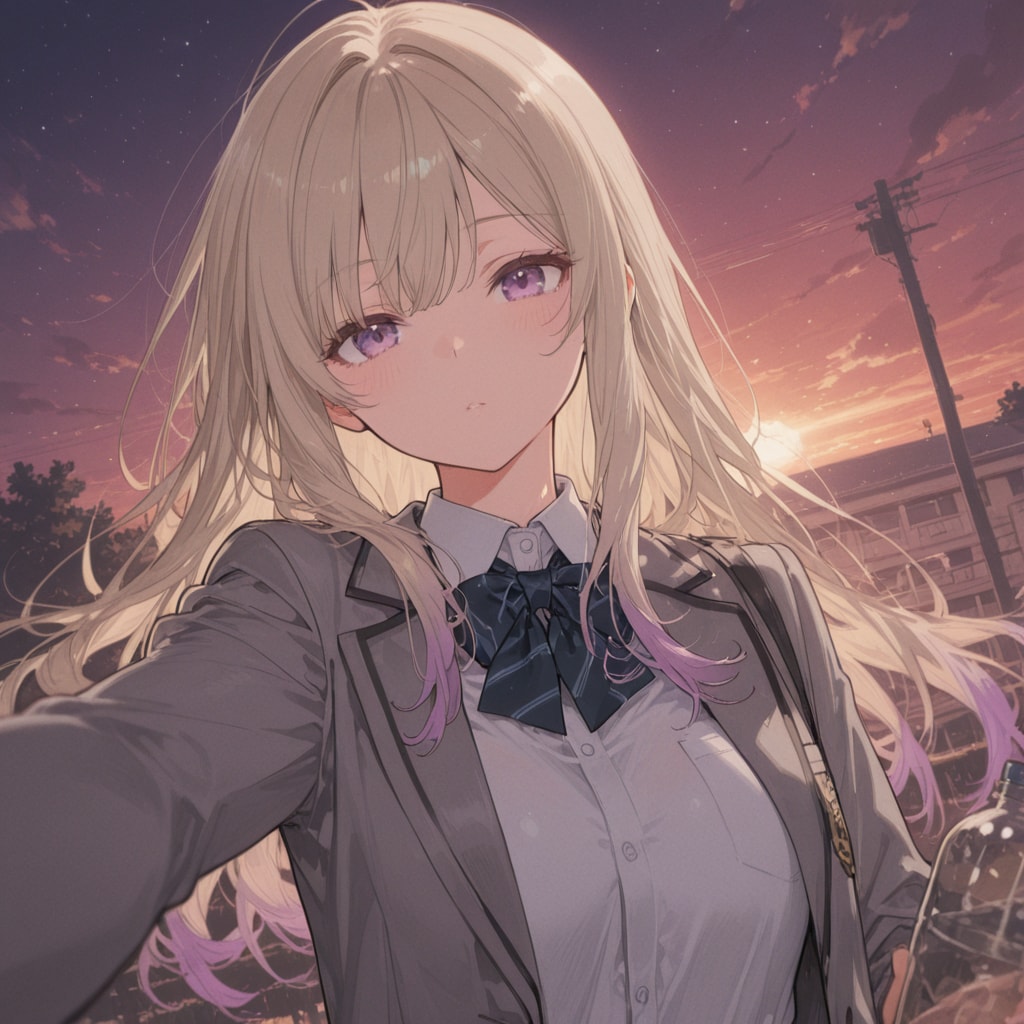 無表情自撮り | の人気AIイラスト・グラビア