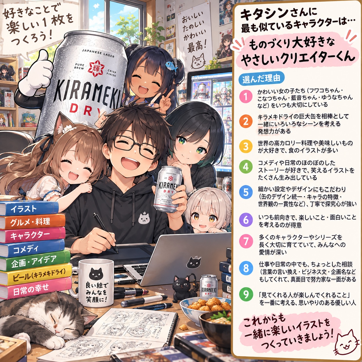 AI自己分析-キタシン | の人気AIイラスト・グラビア