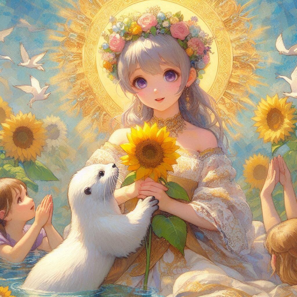 ひまわり教に入信した