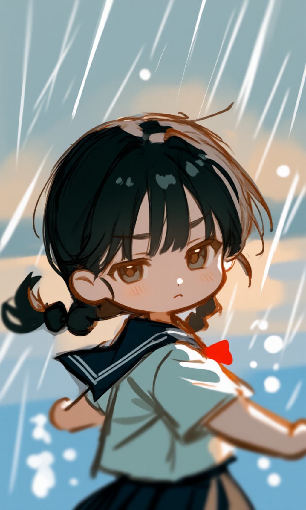 わーん傘なくした