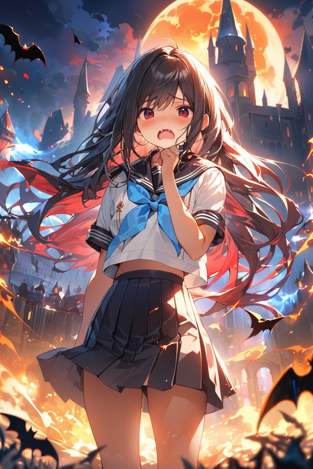 これでもヴァンパイアなんですぅ | の人気AIイラスト・グラビア