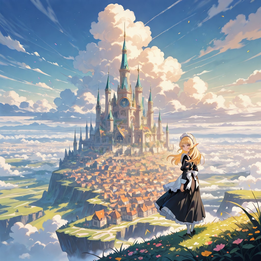 メイドさんぽ（再生成） | の人気AIイラスト・グラビア