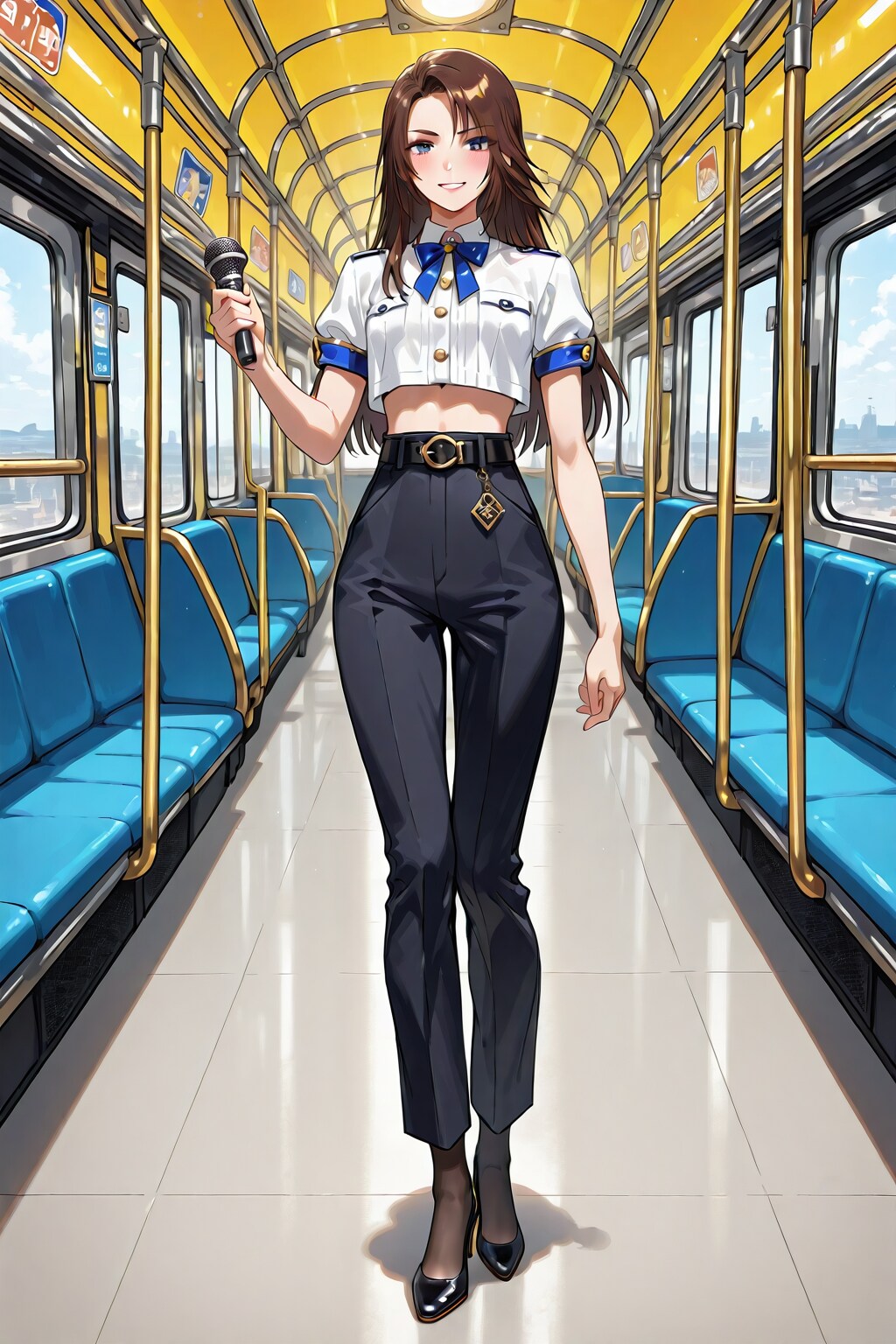 かっこかわいい女子プロレスラー二階堂璃慧のバスガイド