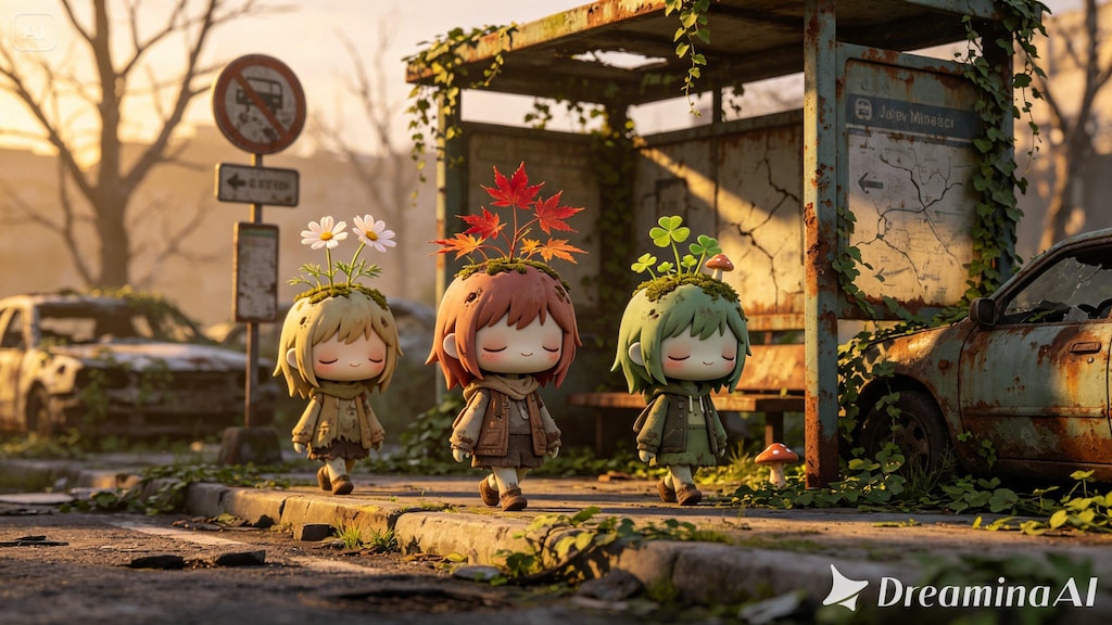 【異形頭✕花】花に侵食されゾンビ化した少女たち