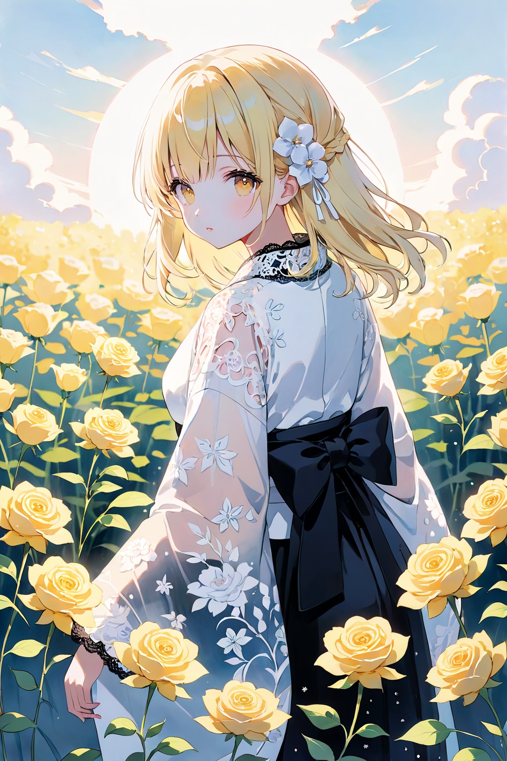 レースの着物撮影会 | の人気AIイラスト・グラビア