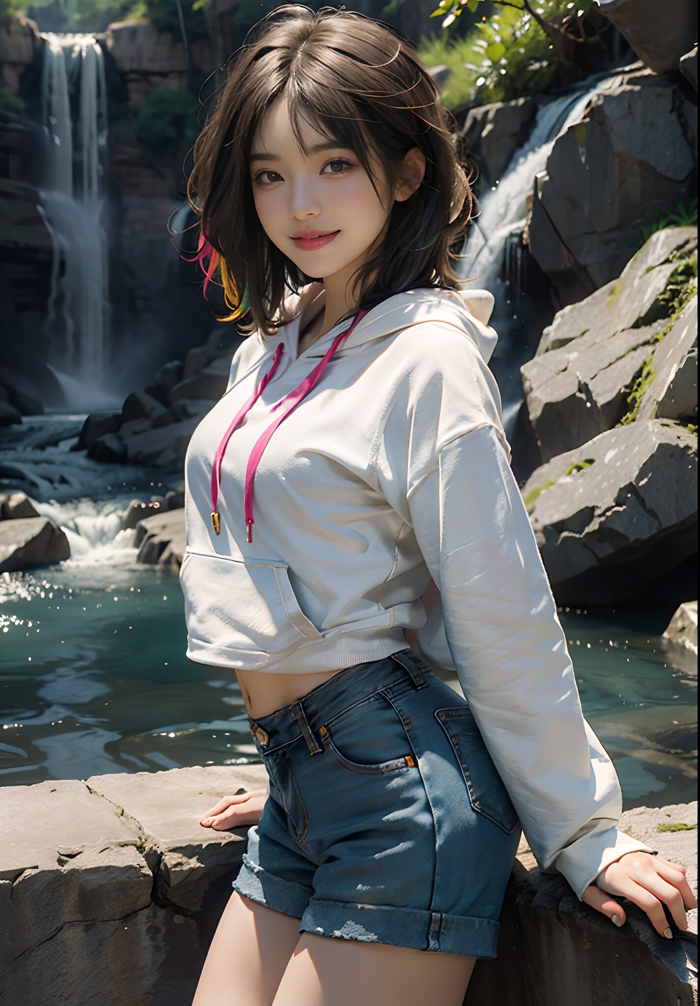 川沿い散策・上流滝編