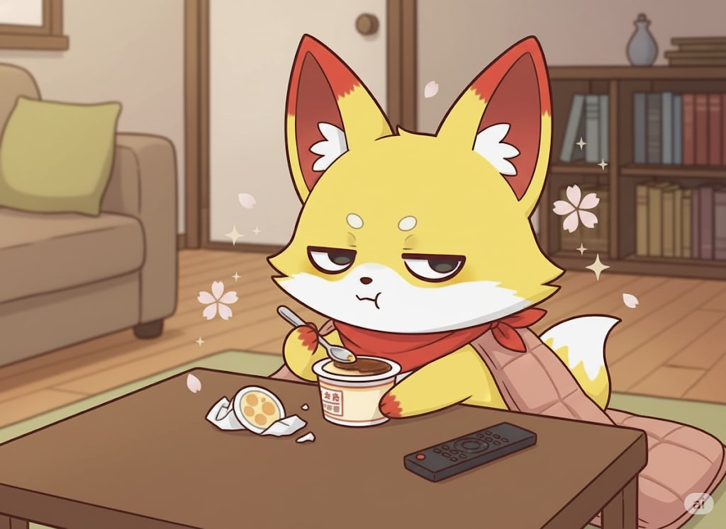 【狐独のグルメ】コンビニの特製プリン | の人気AIイラスト・グラビア