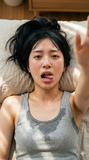 汗と涎