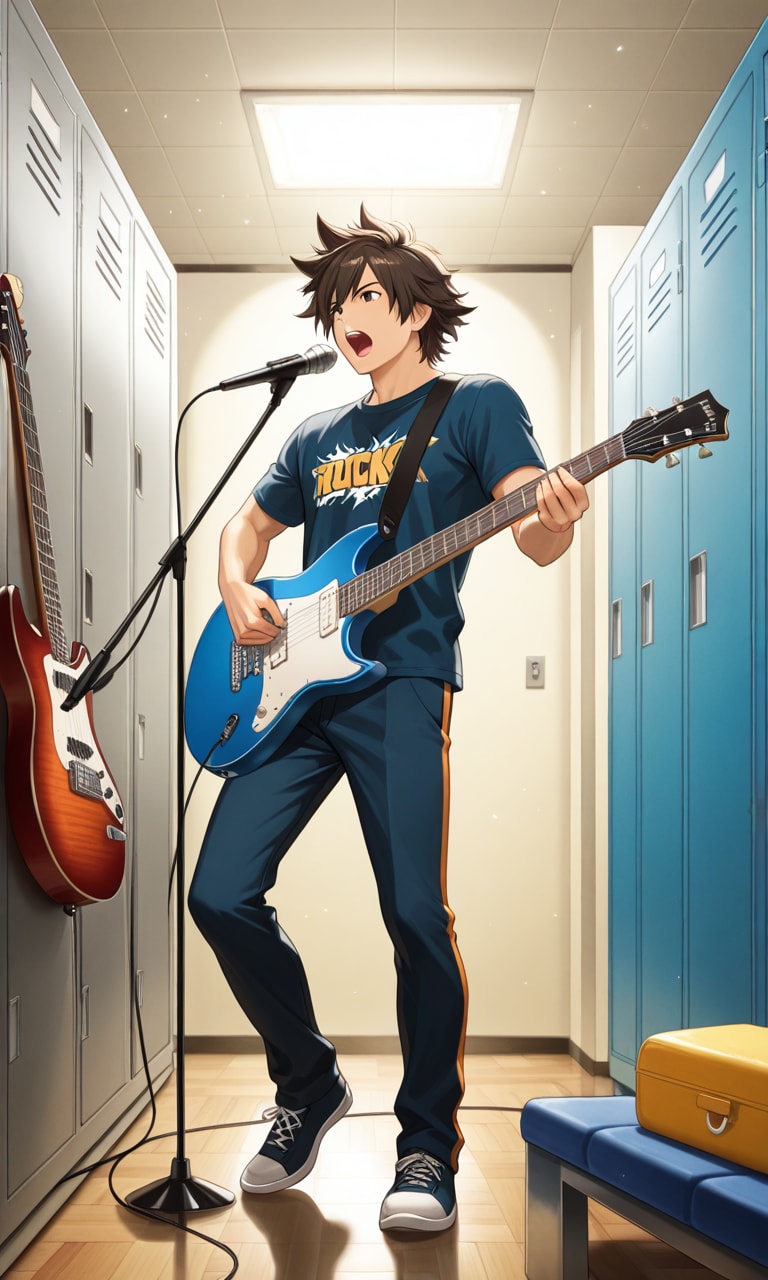 更衣室でロック | の人気AIイラスト・グラビア