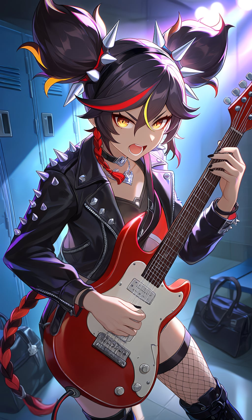 更衣室でロック