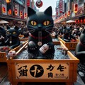 日本の奇祭「黒猫祀り祭」(Black Cat Worship Festival, a strange Japanese festival.) 4枚目