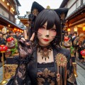 日本の奇祭「黒猫祀り祭」(Black Cat Worship Festival, a strange Japanese festival.) 9枚目