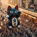 日本の奇祭「黒猫祀り祭」(Black Cat Worship Festival, a strange Japanese festival.) 5枚目