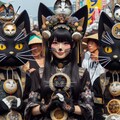 日本の奇祭「黒猫祀り祭」(Black Cat Worship Festival, a strange Japanese festival.) 10枚目